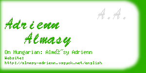 adrienn almasy business card